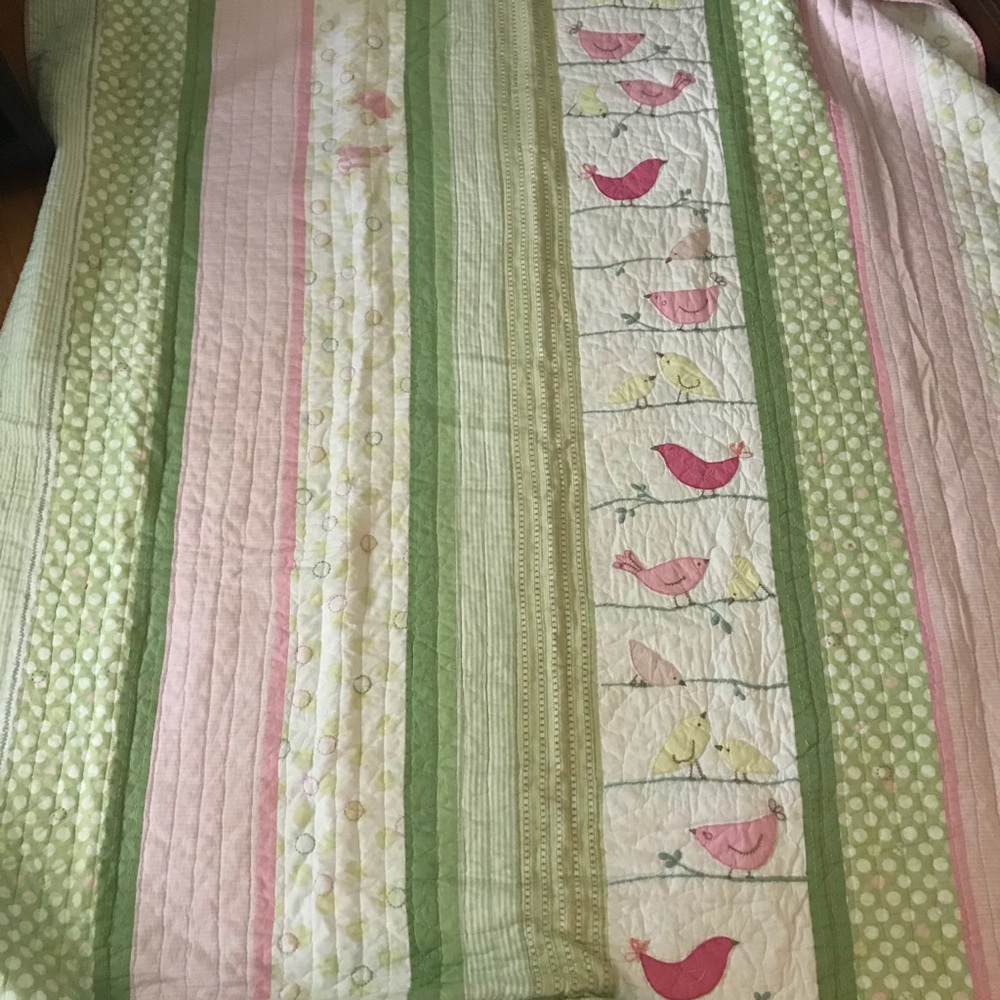 Pottery Barn twin quilt set